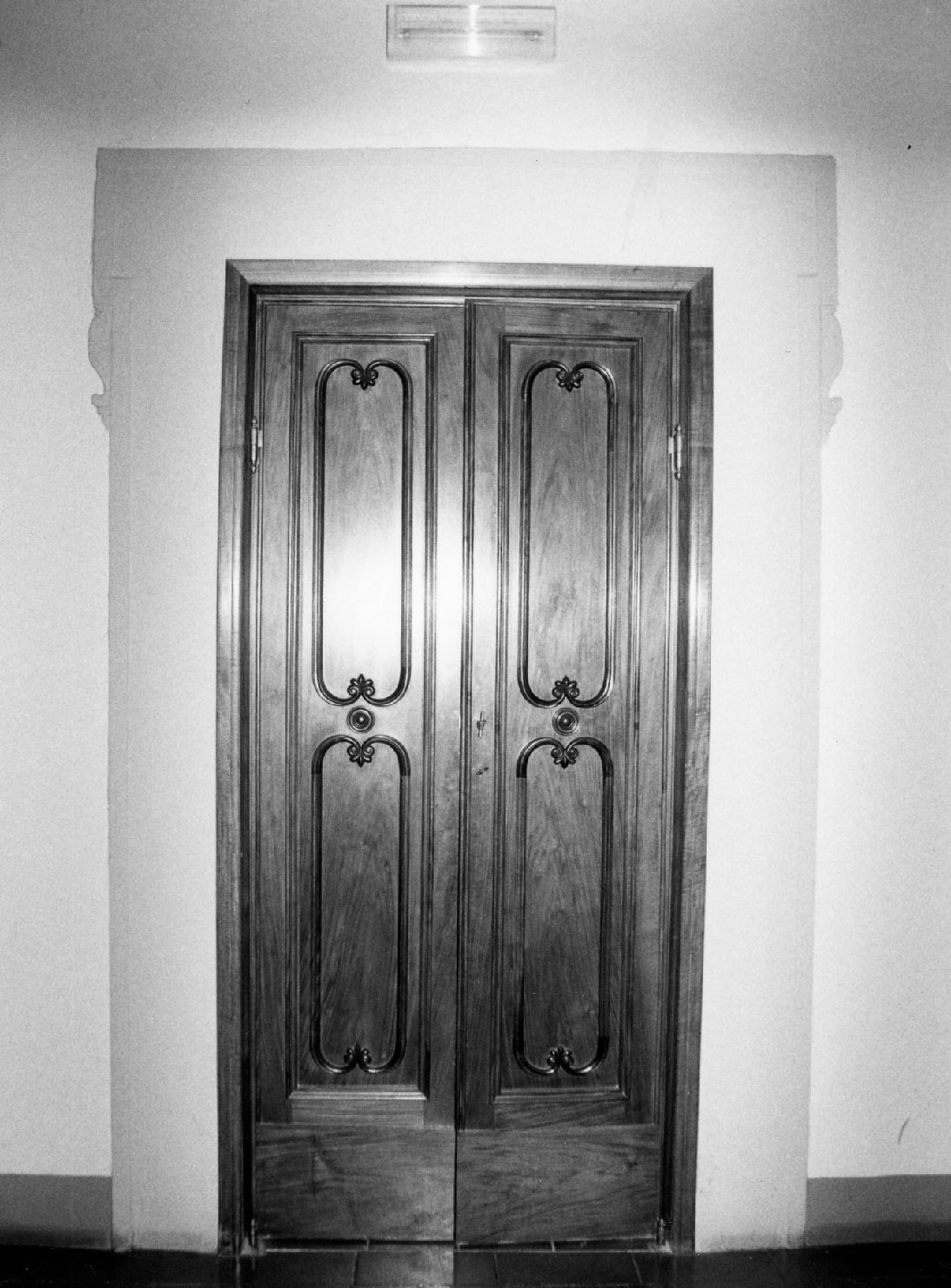 mostra di porta, serie - bottega aretina (sec. XVIII)