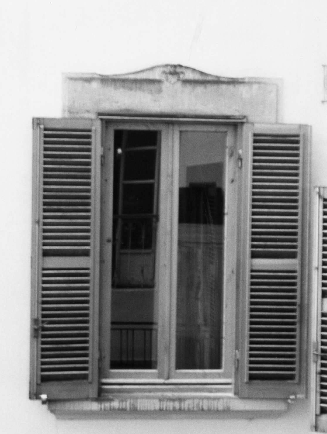 mostra di finestra, serie - bottega aretina (sec. XVIII)