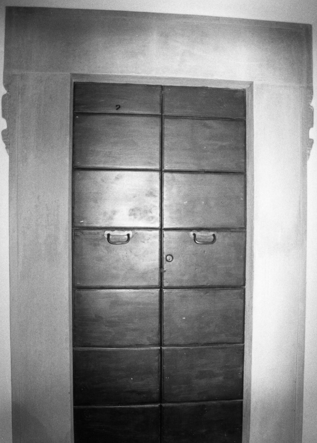 mostra di porta, serie - bottega aretina (sec. XVIII)