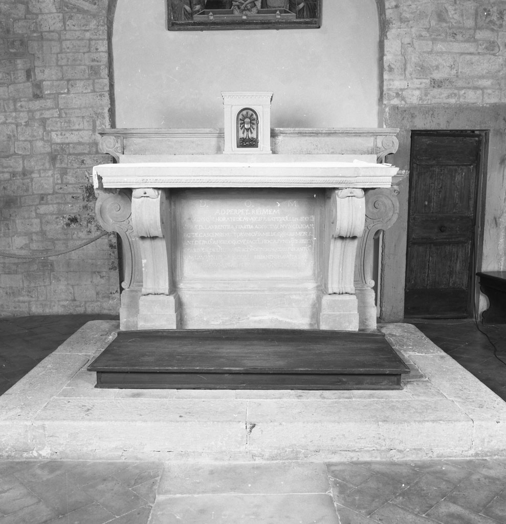 altare maggiore - bottega toscana (sec. XVIII)