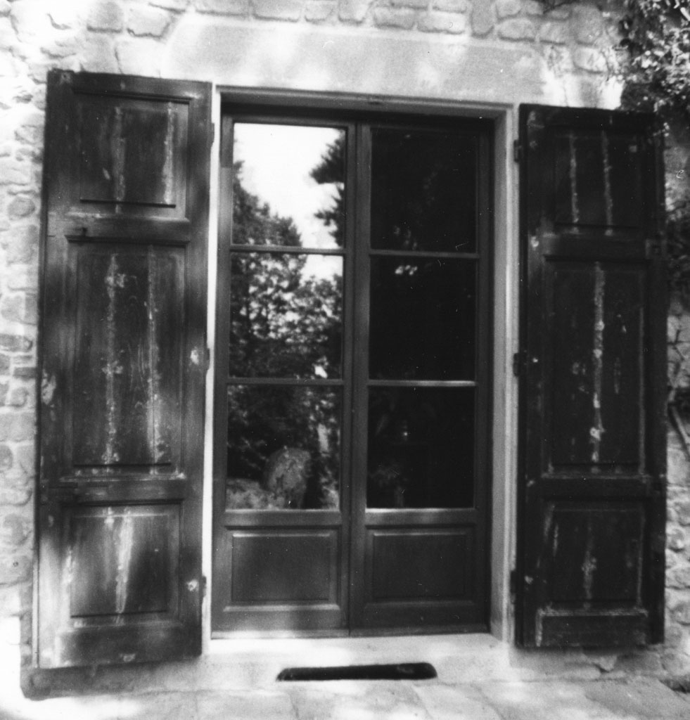 mostra di finestra, serie - bottega aretina (secc. XVIII/ XIX)