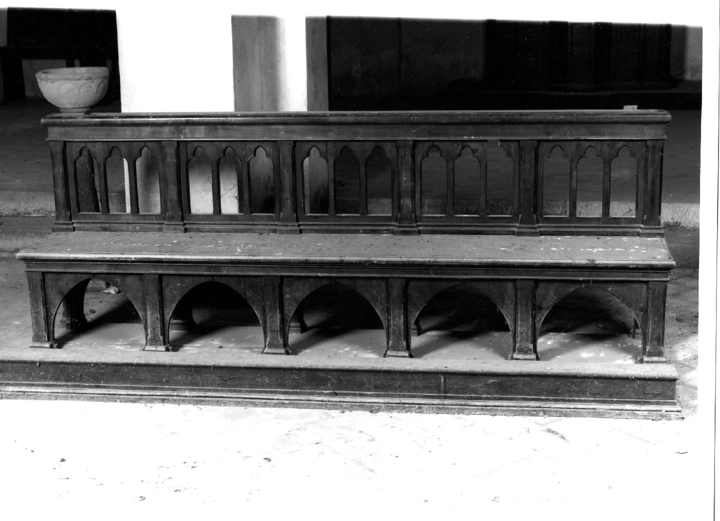 panca, serie - bottega aretina (primo quarto sec. XX)