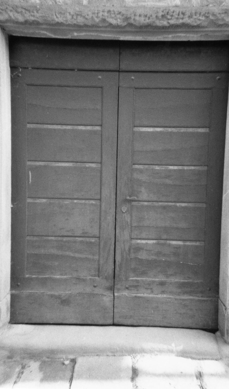 porta - a due battenti - bottega aretina (fine sec. XIX)