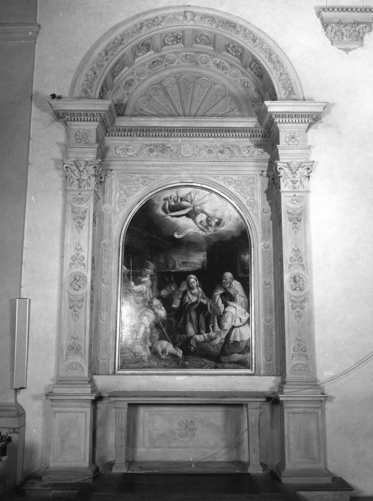 mostra d'altare - bottega toscana (fine/inizio secc. XVI/ XVII)