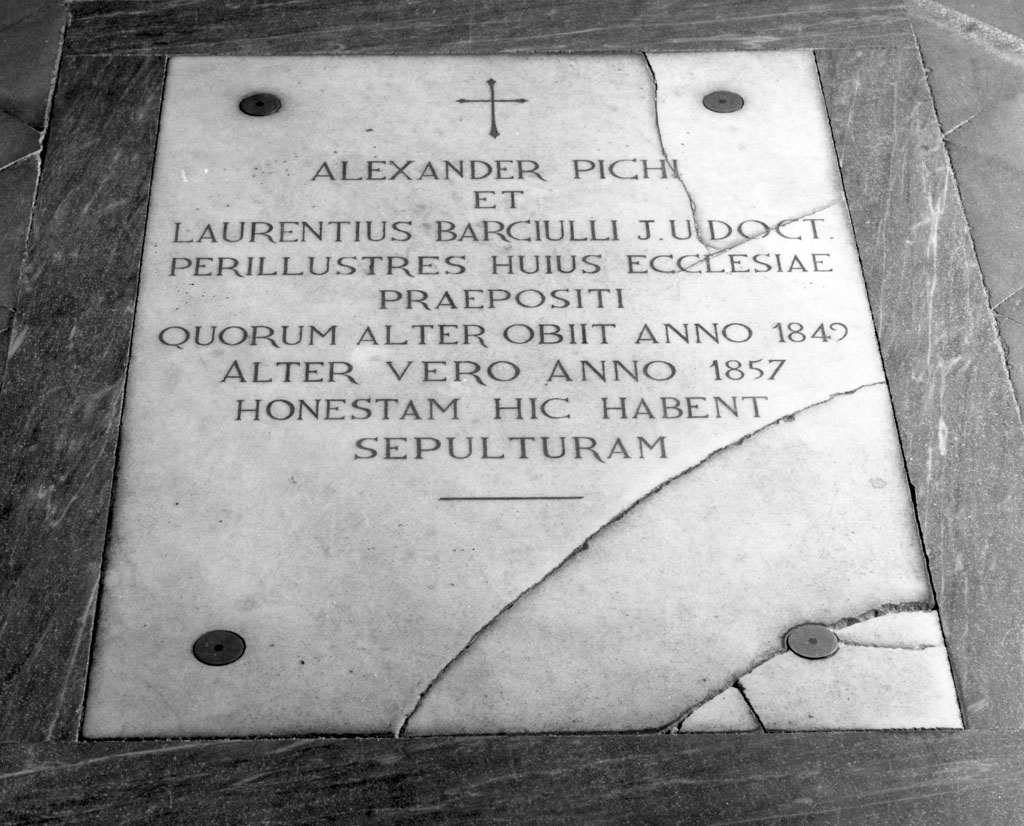 lapide tombale - bottega toscana (sec. XIX)