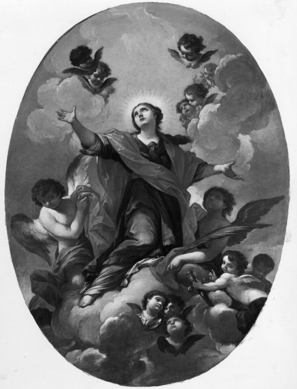 Madonna in gloria (dipinto) - ambito toscano (inizio sec. XVIII)