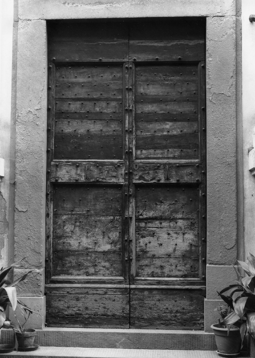 porta - a due battenti - bottega toscana (sec. XVIII)