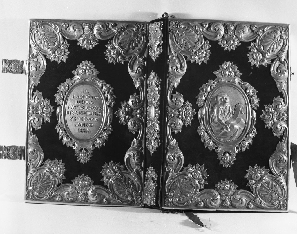 coperta di libro liturgico - bottega fiorentina (sec. XIX)