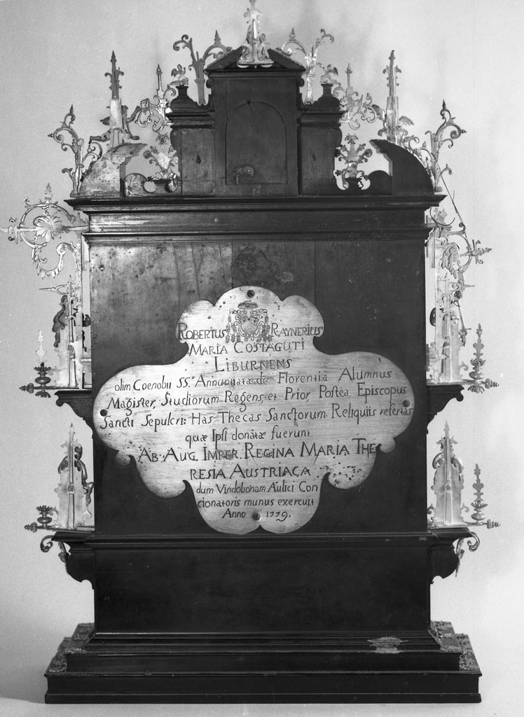 reliquiario architettonico - ad altarolo di Walbaum Mattheus (fine/inizio secc. XVI/ XVII)