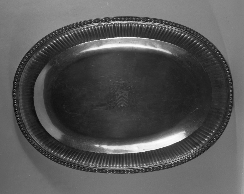 vassoio - bottega romana (sec. XVIII)