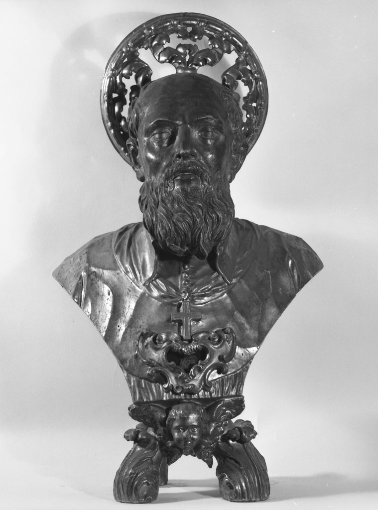 reliquiario - a busto - bottega toscana (sec. XVIII)