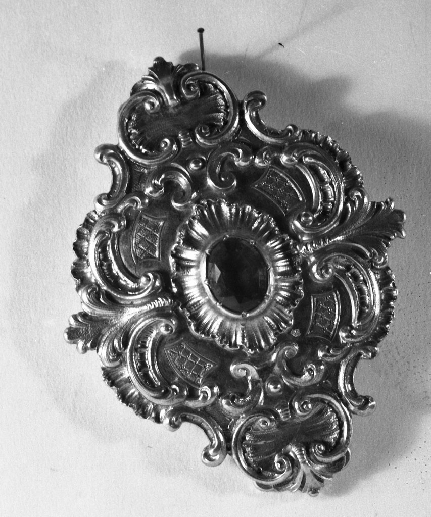 fermaglio di piviale - bottega romana (fine sec. XVIII)