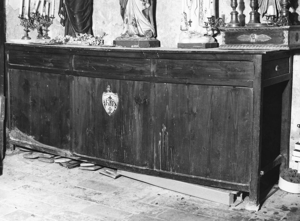 mobile da sacrestia - bottega toscana (inizio sec. XIX)