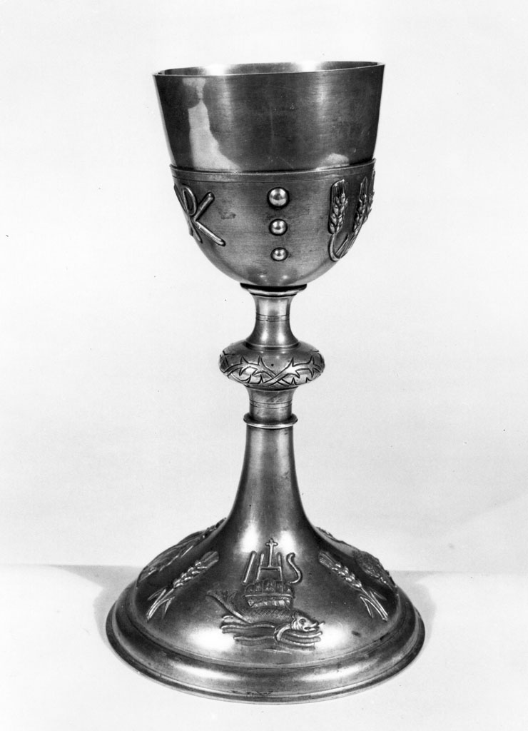 calice - bottega toscana (primo quarto sec. XX)