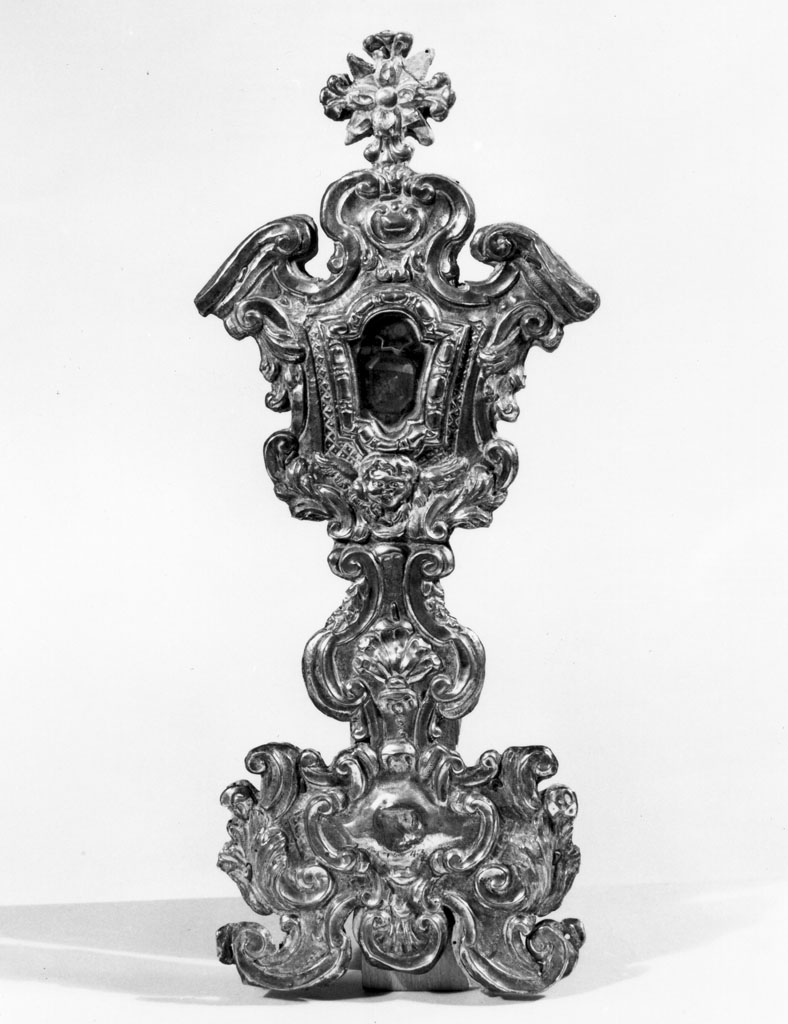 reliquiario - a ostensorio - bottega toscana (metà sec. XVIII)