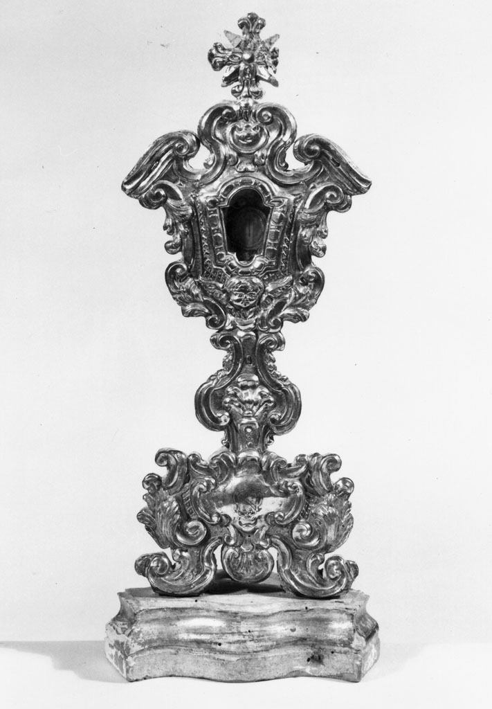 reliquiario - a ostensorio - bottega toscana (metà sec. XVIII)