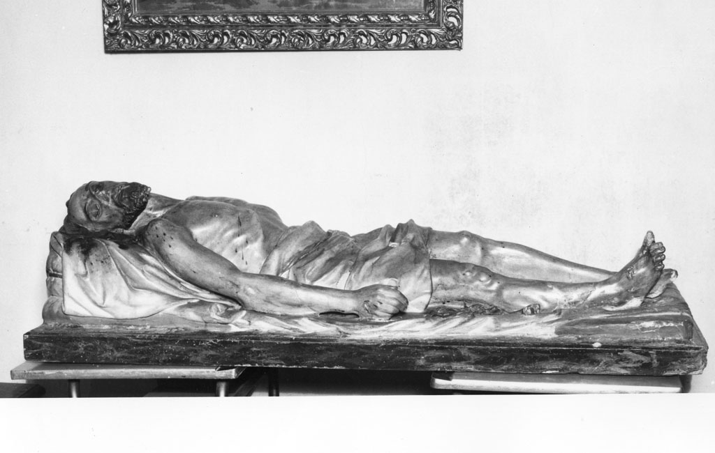 Cristo morto (statua) - bottega toscana (prima metà sec. XIX)