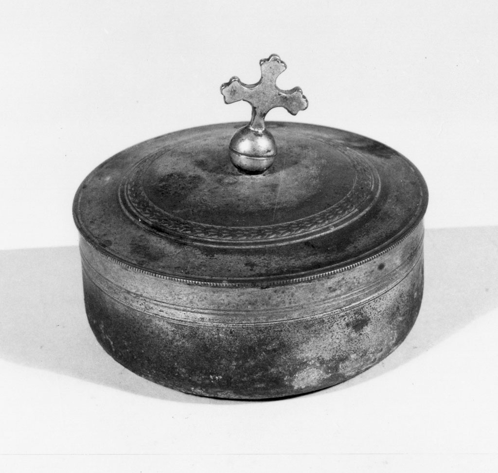 teca eucaristica - bottega toscana (primo quarto sec. XX)