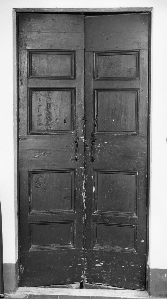 porta - a due battenti - bottega toscana (prima metà sec. XIX)