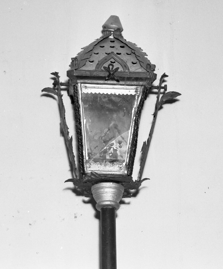 lanterna processionale - bottega toscana (metà sec. XIX)