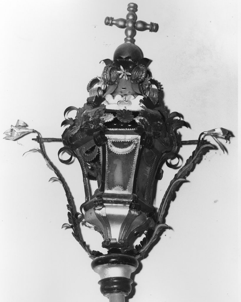 lanterna processionale - bottega toscana (seconda metà sec. XIX)