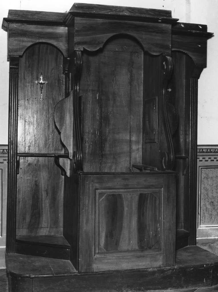 confessionale - bottega toscana (seconda metà sec. XIX)