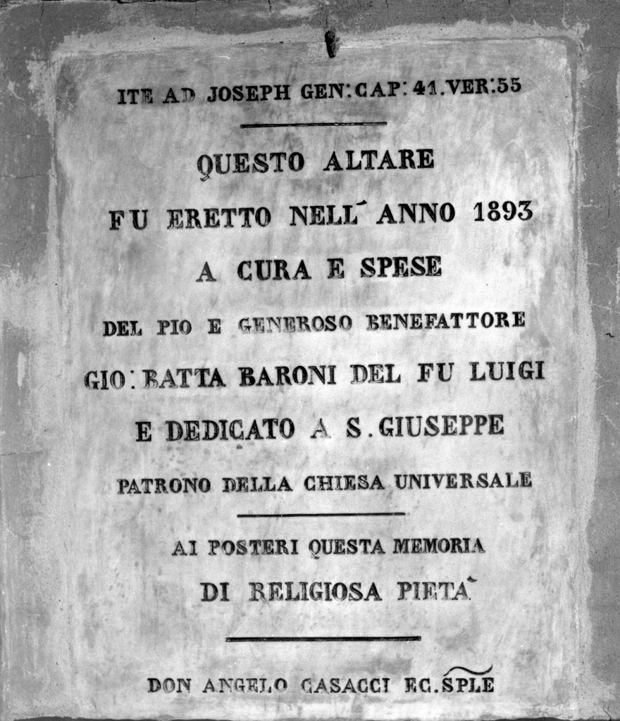 lapide - bottega aretina (sec. XIX)