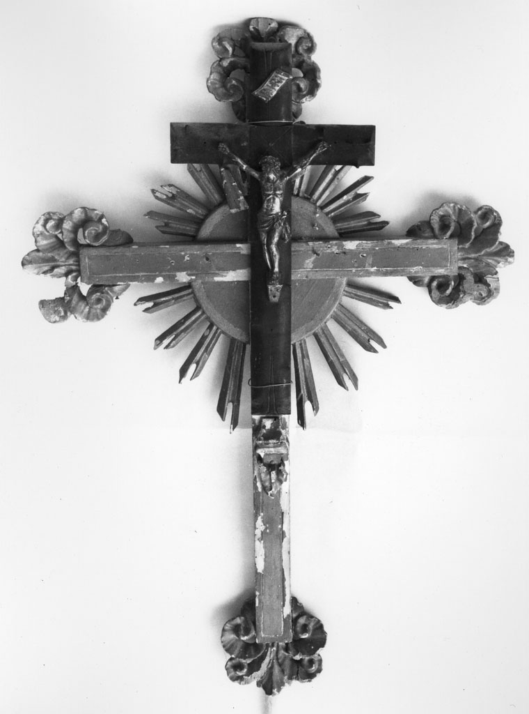 croce processionale - bottega toscana (fine/inizio secc. XIX/ XX)