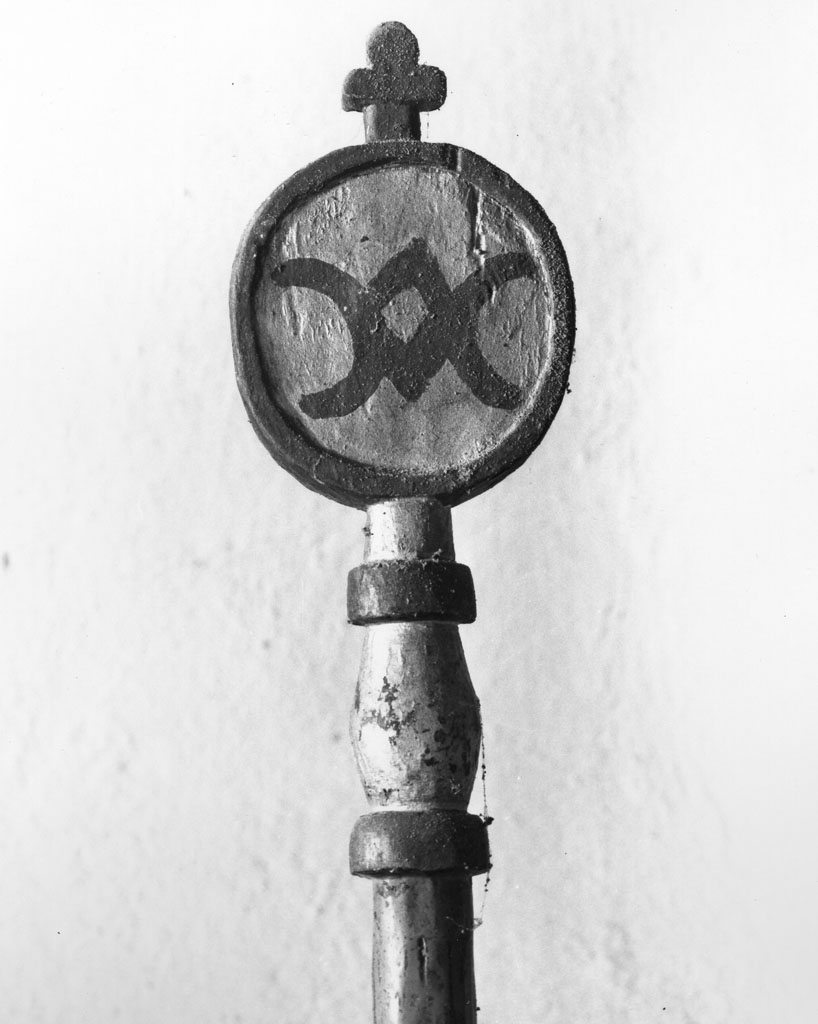 mazza processionale - bottega toscana (fine/inizio secc. XIX/ XX)