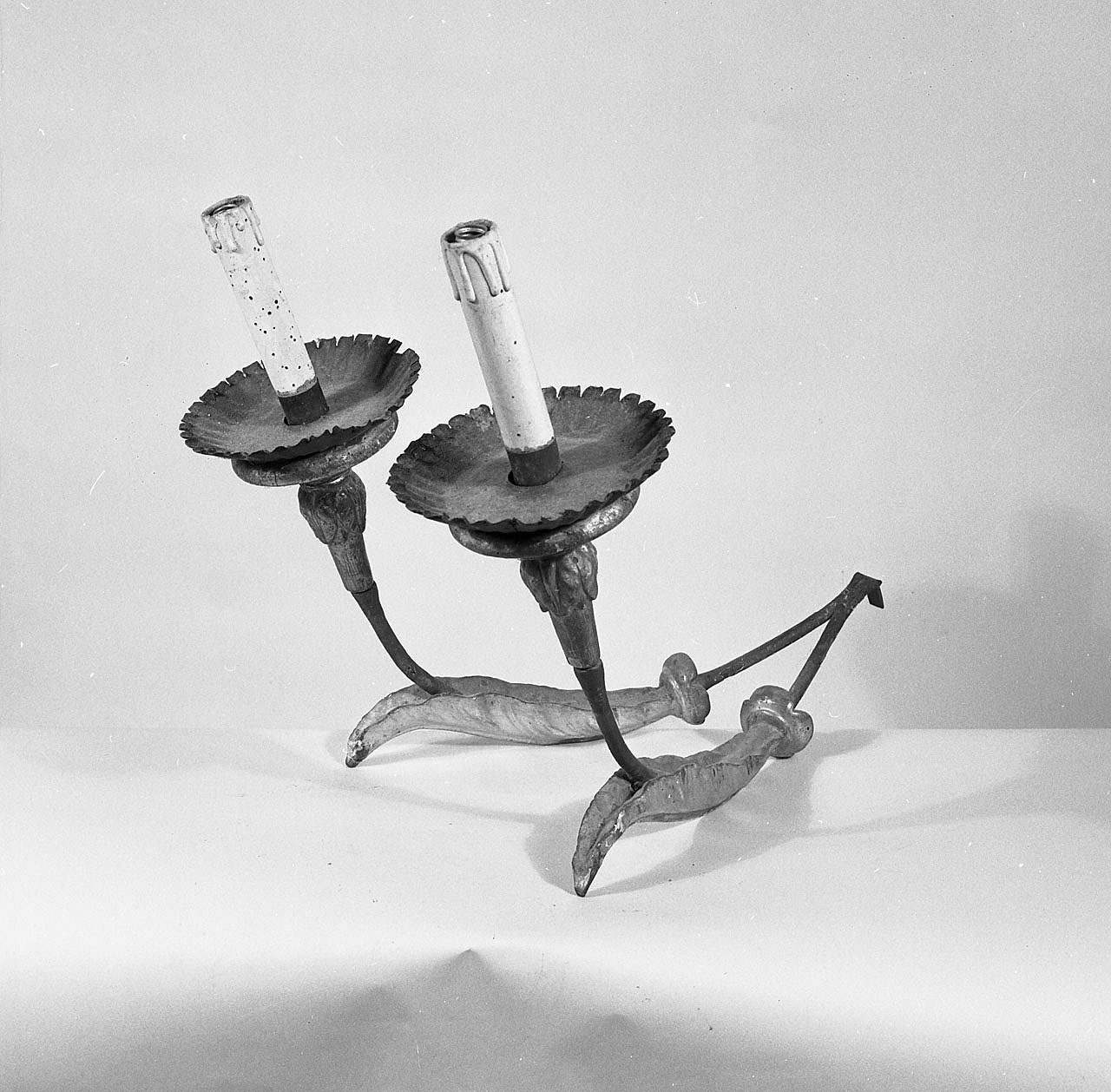 candeliere da parete, serie - ambito toscano (fine/inizio secc. XVIII/ XIX)