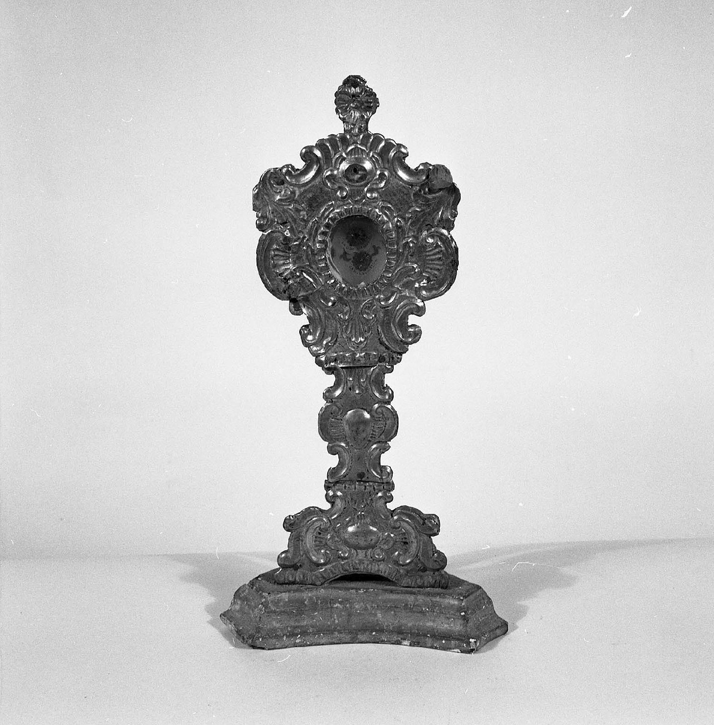 reliquiario - a ostensorio, opera isolata - ambito toscano (sec. XVIII)