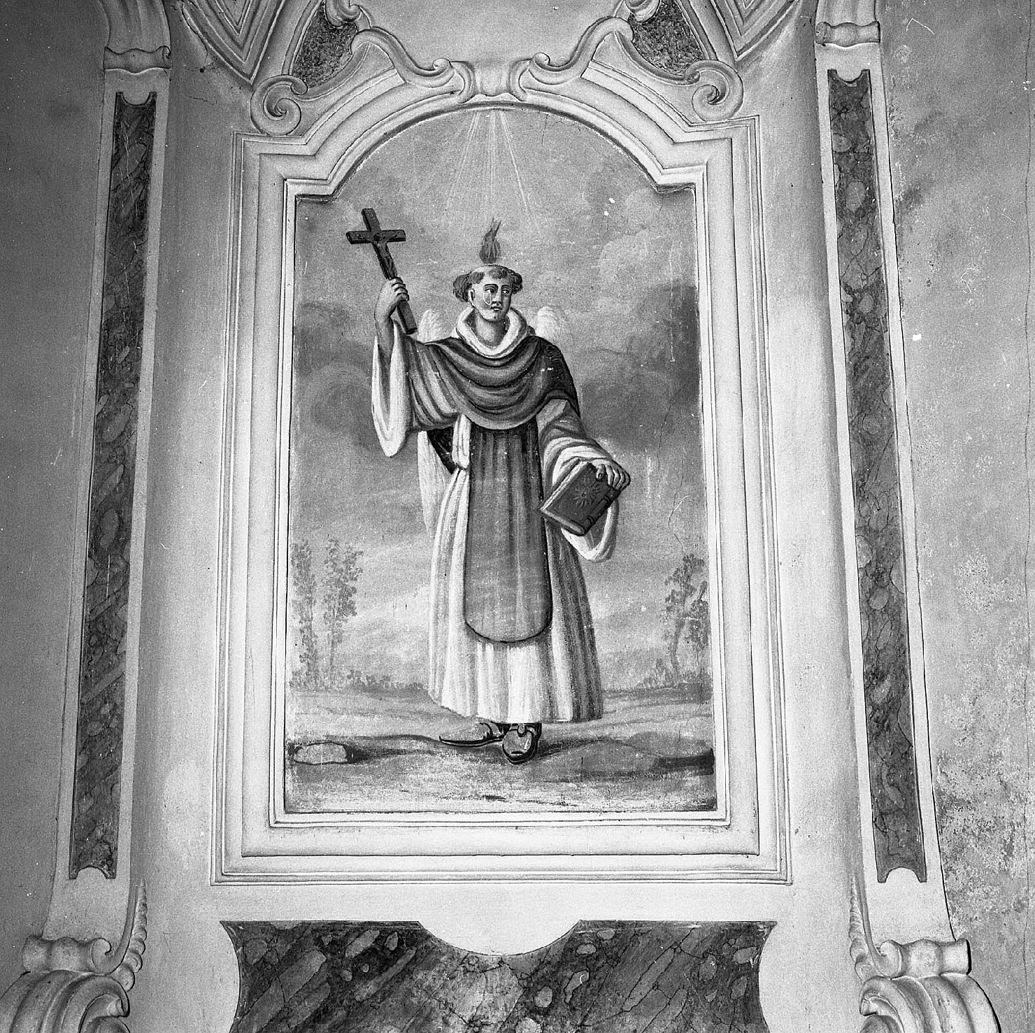 San Bernardino da Siena (dipinto, opera isolata) - ambito toscano (metà sec. XVIII)