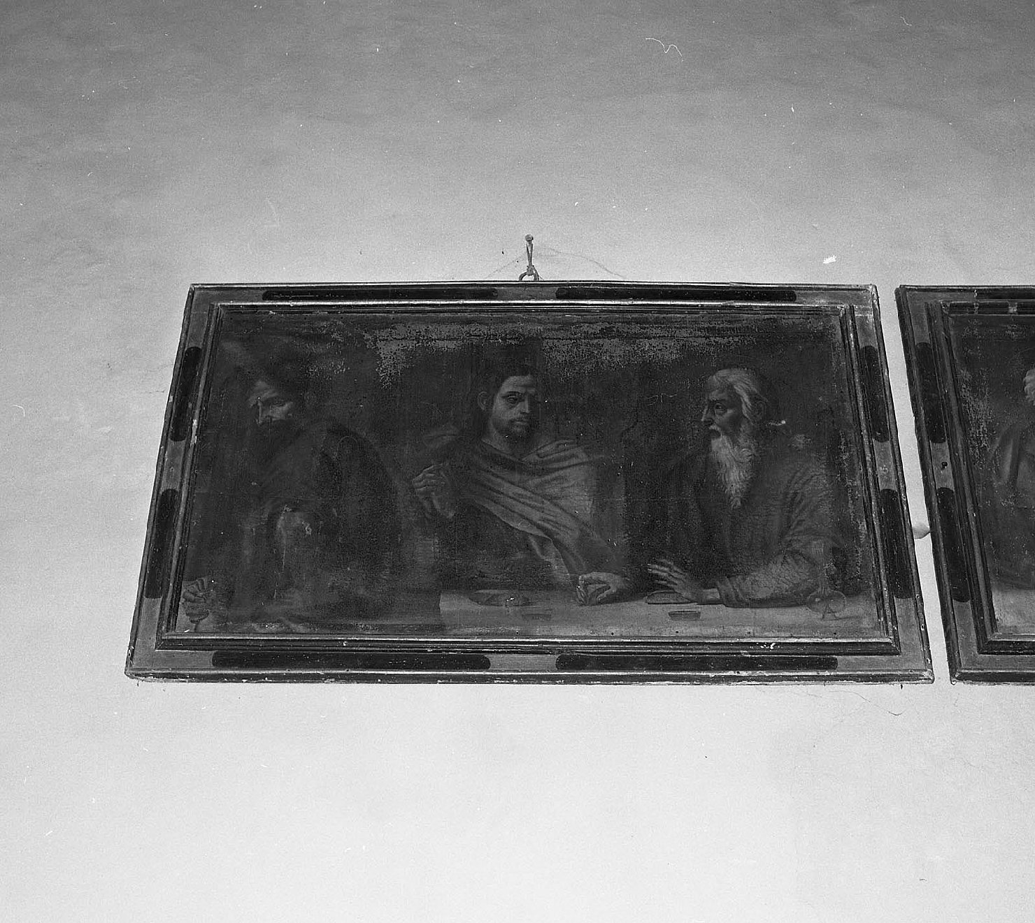 ultima cena (dipinto, elemento d'insieme) - ambito toscano (prima metà sec. XVII)