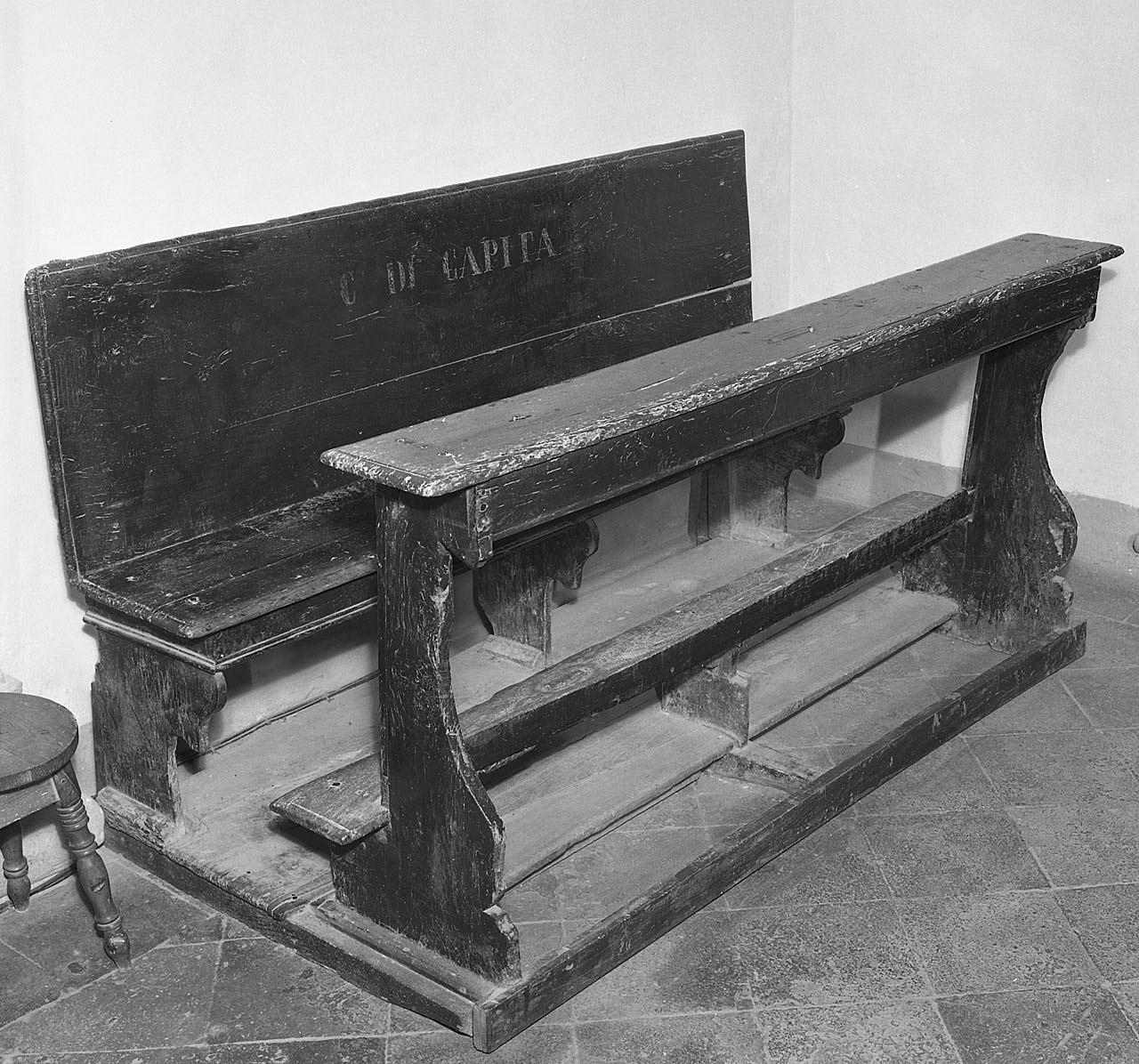 panca, opera isolata - ambito toscano (sec. XVIII)