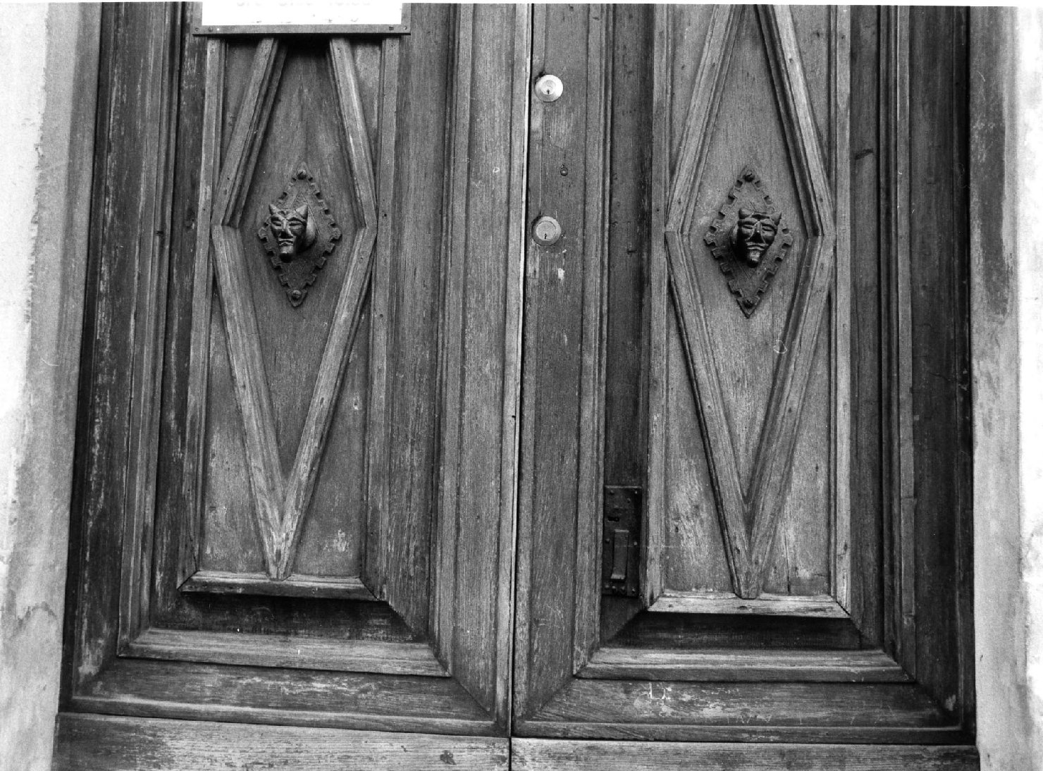 portone - a due battenti - bottega aretina (sec. XIX)