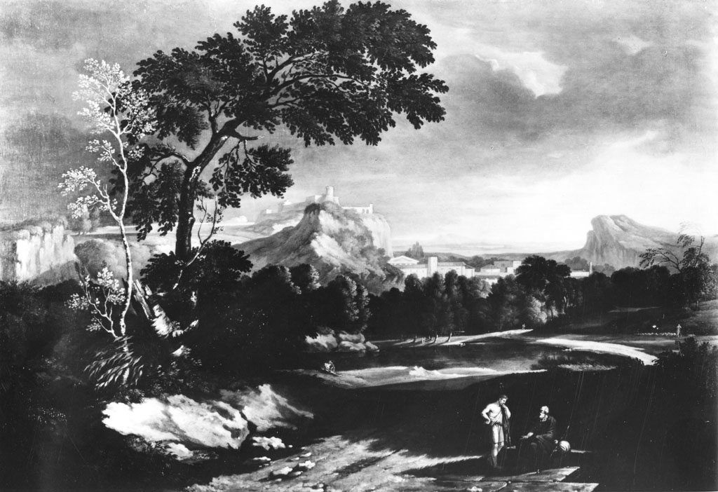 paesaggio (dipinto) - ambito romano (sec. XVII)