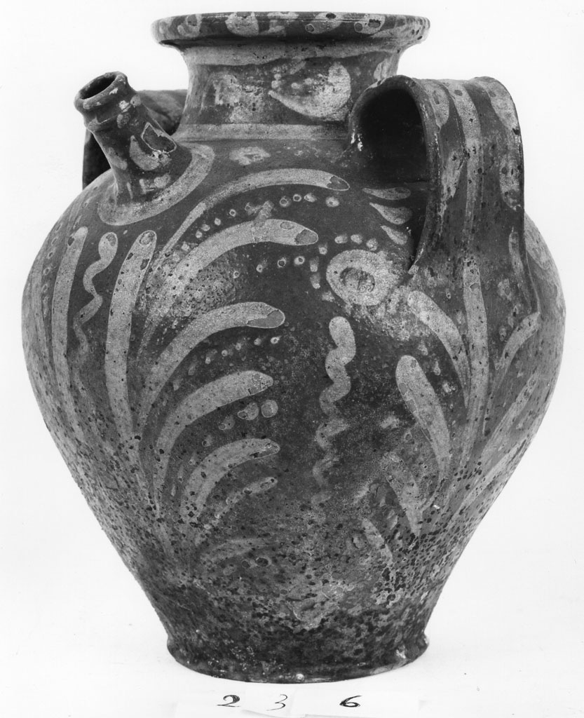 orcio - biansato - bottega di Casteldurante (fine/inizio secc. XVIII/ XIX)