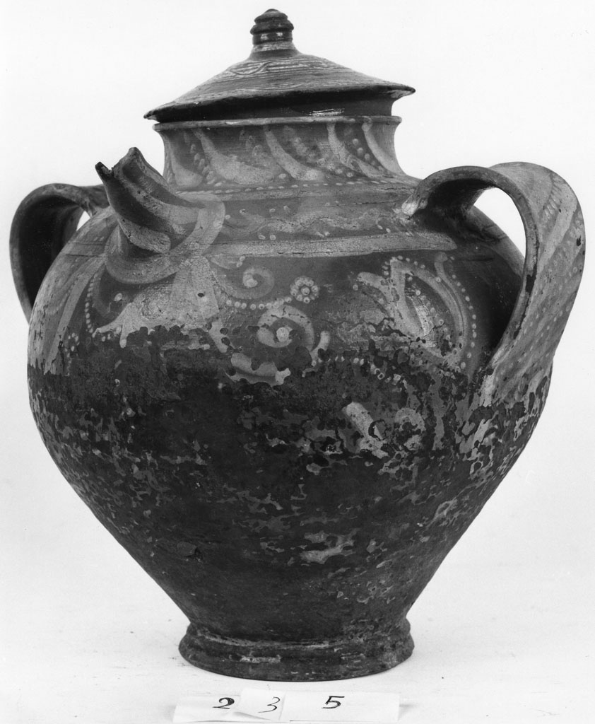 orcio - biansato - bottega di Casteldurante (fine/inizio secc. XVIII/ XIX)