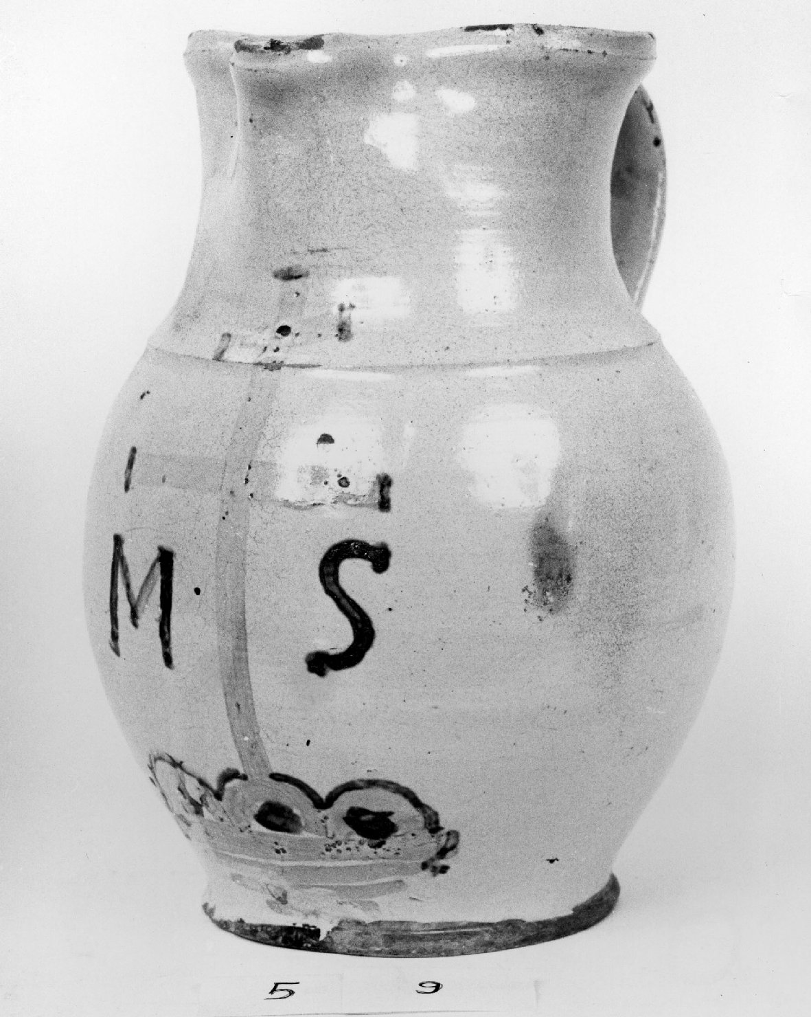 boccale - bottega toscana (metà sec. XIX)