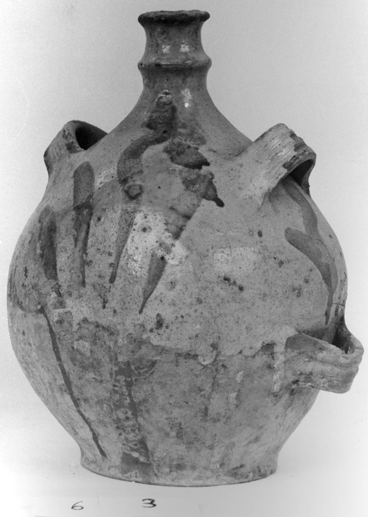 fiasca di pellegrinaggio - bottega marchigiana (sec. XIX)