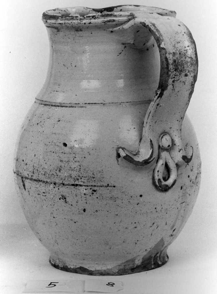 boccale - bottega toscana (metà sec. XIX)