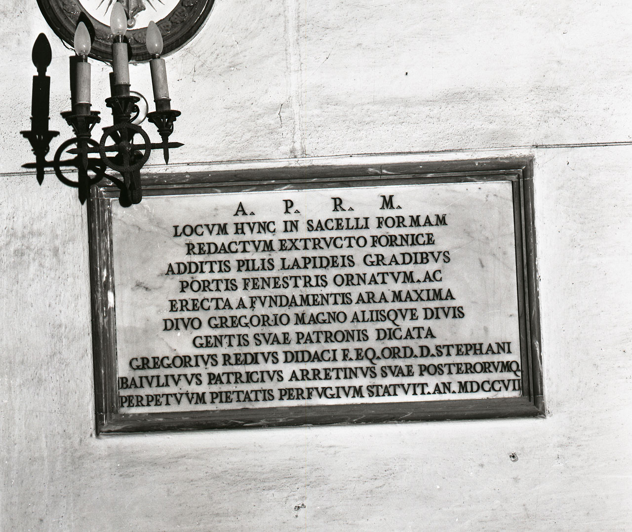 lapide - bottega toscana (sec. XVIII)