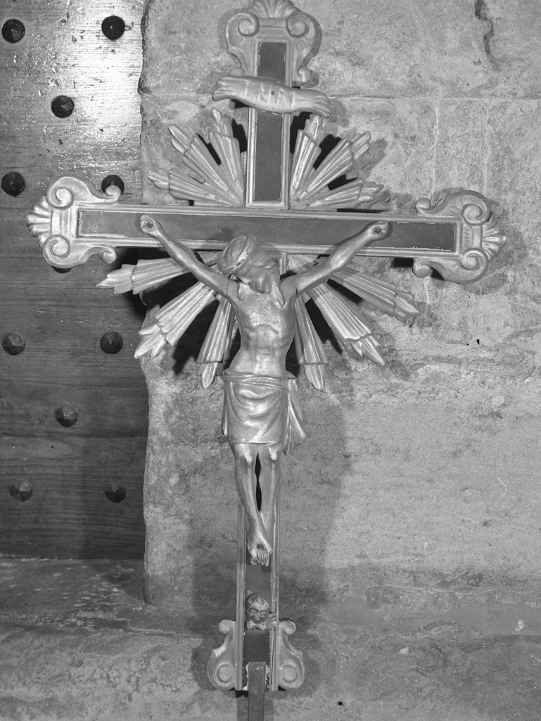 croce processionale - bottega toscana (prima metà sec. XVIII)