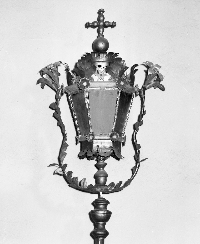 lanterna processionale, coppia - bottega toscana (sec. XIX)