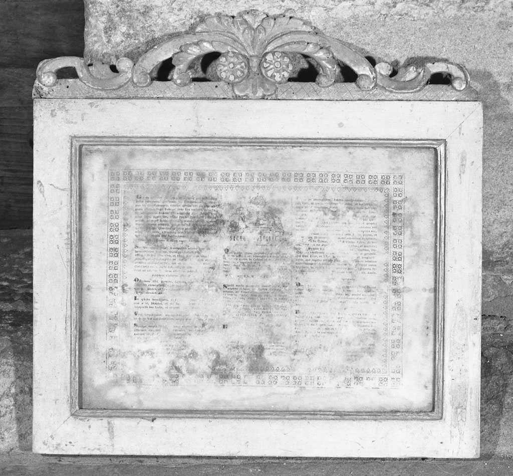 cartagloria - bottega aretina (primo quarto sec. XIX)