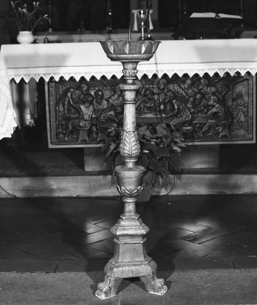 candelabro, serie - bottega toscana (primo quarto sec. XIX)