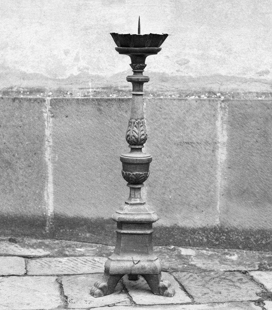 candelabro, serie - bottega toscana (primo quarto sec. XIX)