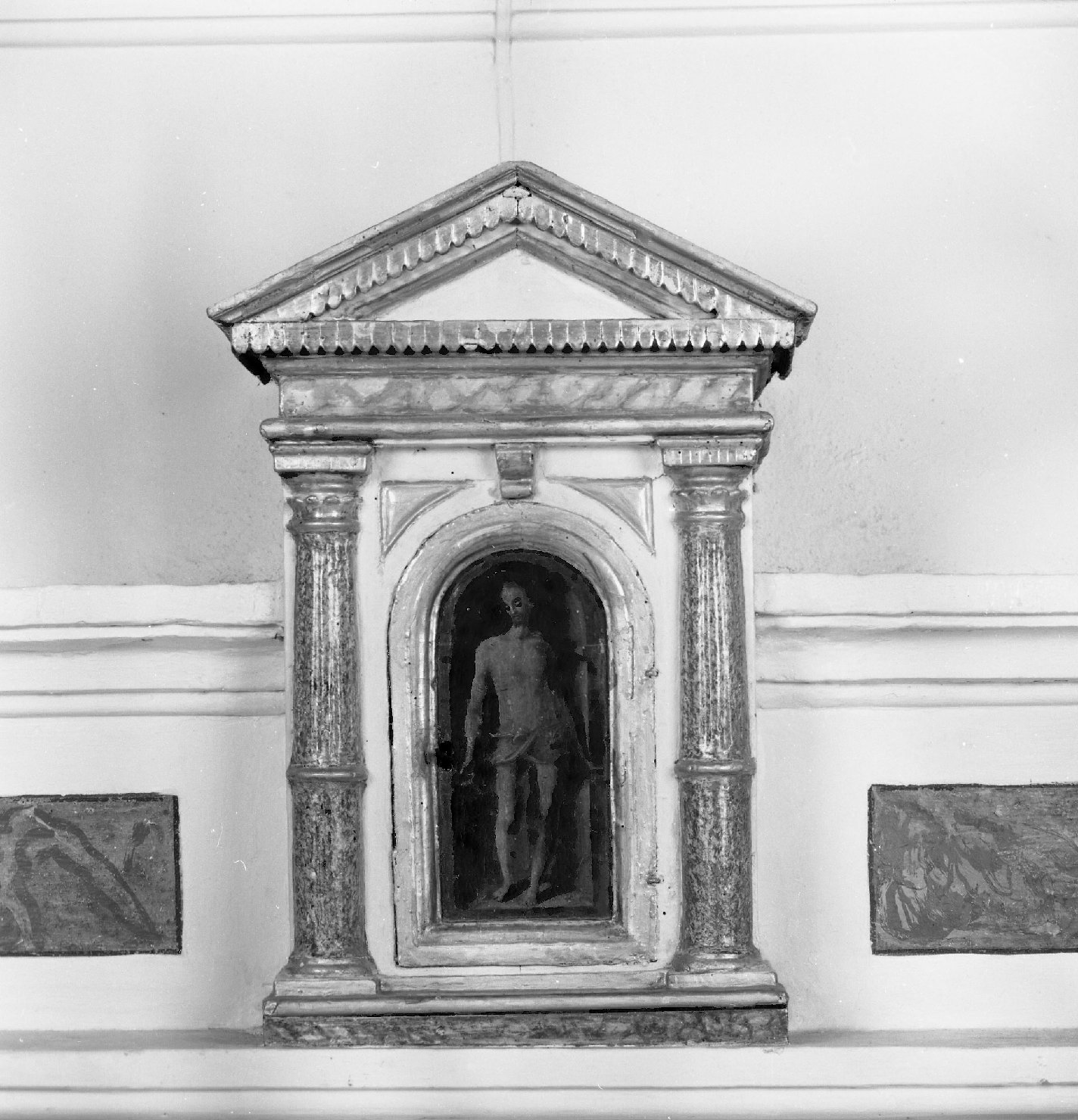 tabernacolo - bottega toscana (prima metà sec. XIX)