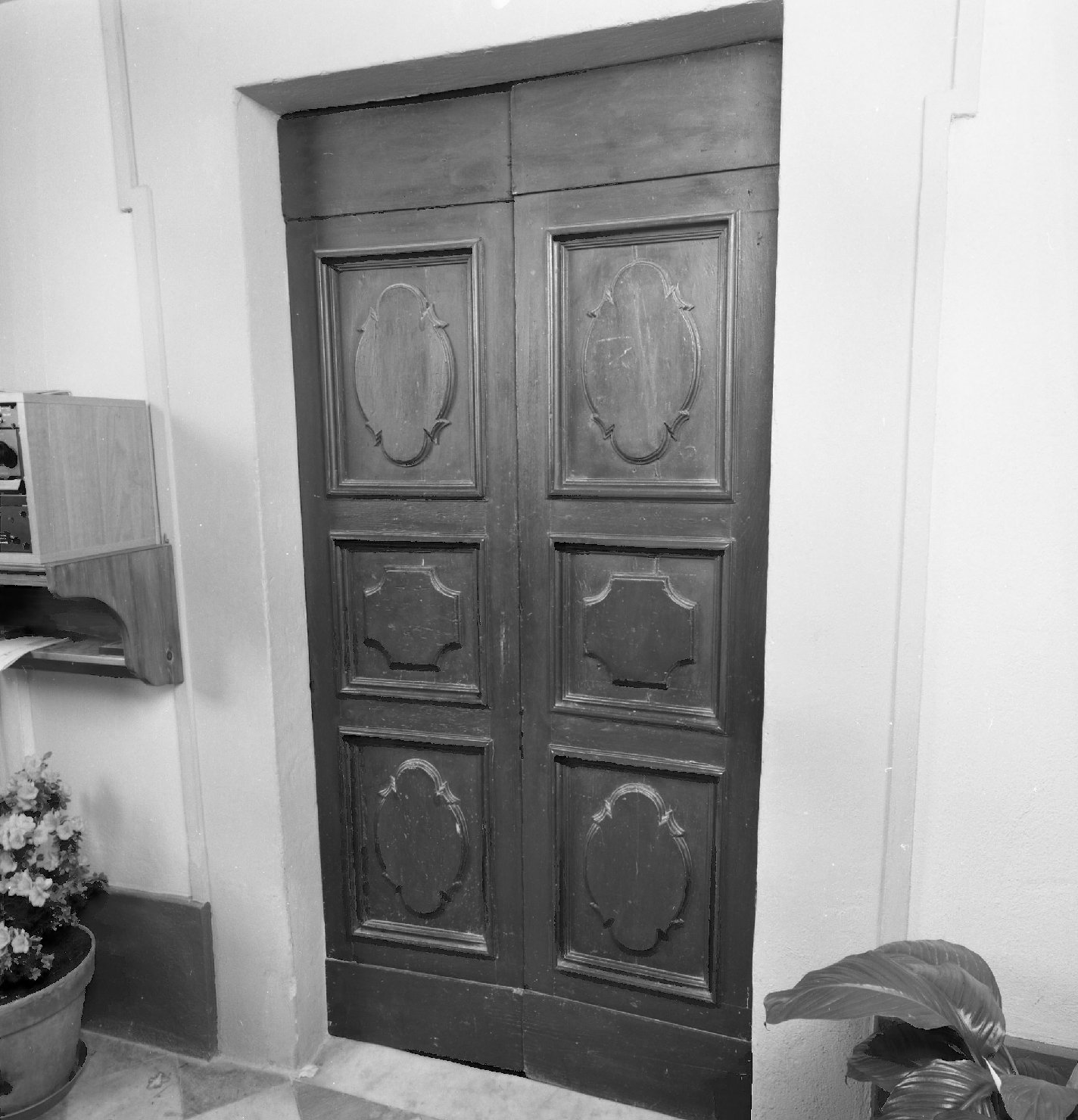 porta - a due battenti - bottega toscana (fine sec. XIX)