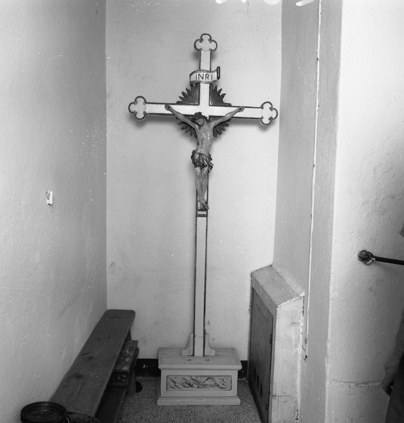 croce processionale - bottega toscana (fine/inizio secc. XIX/ XX)